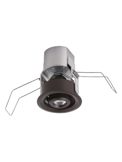 Product image for Lucarne 12V 2700K Gimbal Round Down Light - Painted Antique Bronze