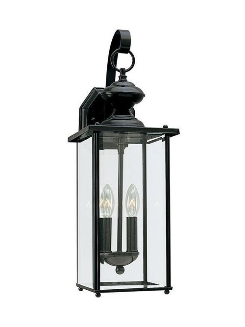 Product image for Jamestowne 2 Light Wall Lantern - Black