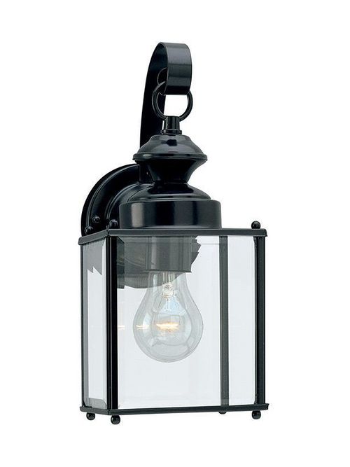 Product image for Jamestowne 1 Light Wall Lantern - Black