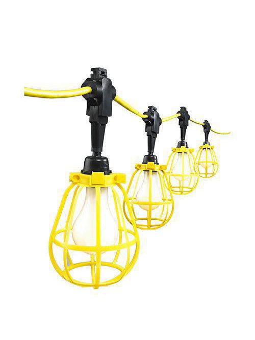 Product image for Appleton 22520014 100 Foot 14 AWG 3-Conductor SJTW-A Temporary Lighting Molded Cable