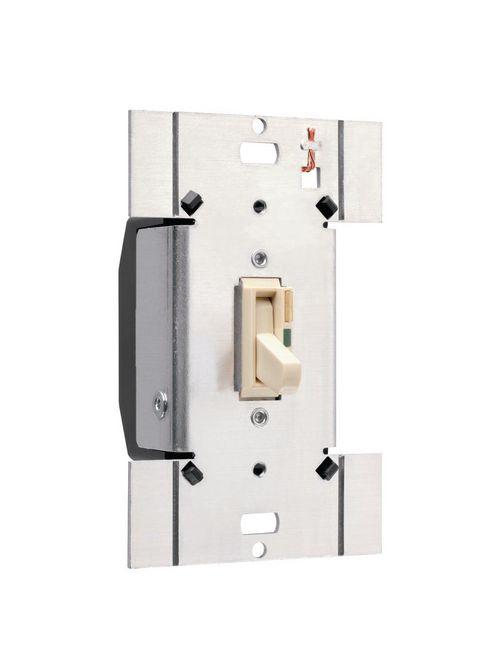 Product image for Pass & Seymour T600-EI 600 W 120 Volt 1-Pole 3-Way Ivory Incandescent Toggle with Preset On/Off Dimmer