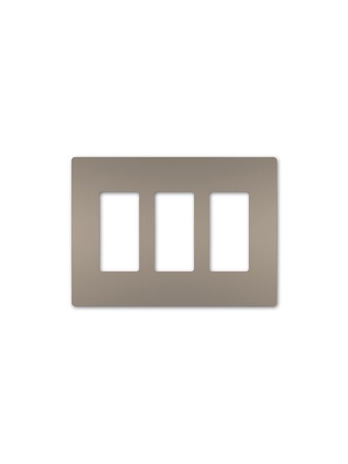 Product image for Pass & Seymour RWP263NI 3Gang Screwless Wall Plate, Radiant® - Nickel