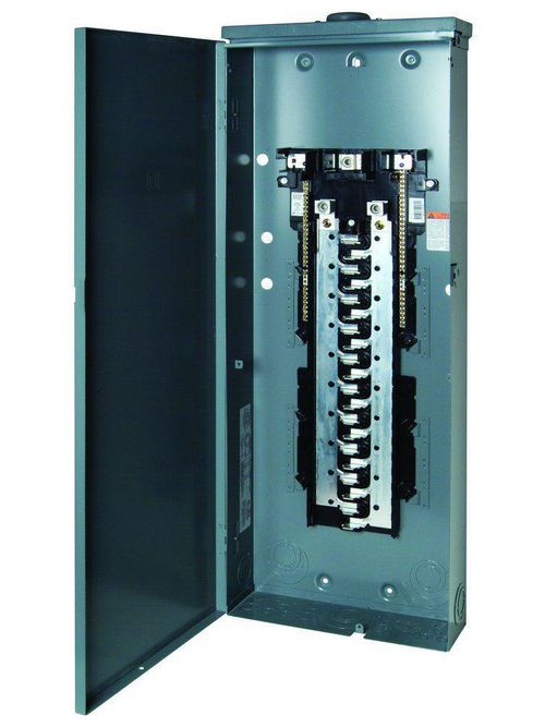 Product image for Square D HOM40L200RB 120/240 VAC 200 Amp 1-Phase 40-Space 40-Circuit NEMA 3R Load Center