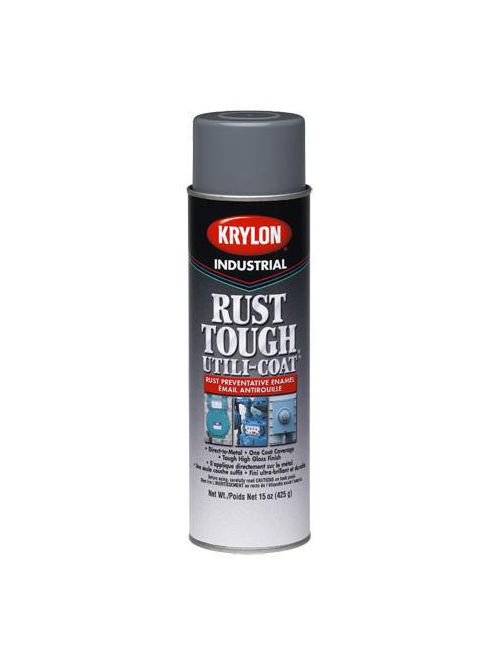Krylon K20879 Gray Industrial Rust Tough Utili-Coat Enamel Utility Meter Aerosol Spray Krylon K20879 Gray Industrial Rust Tough Utili-Coat Enamel Utility Meter Aerosol Spray