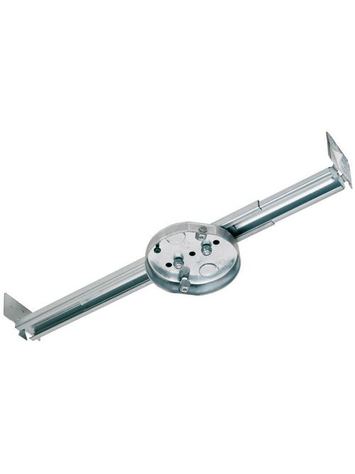 Pass & Seymour 77702 0.625 Inch Depth 8 In Steel Heavy Duty Slide Fan Support Shallow Box Pass & Seymour 77702 0.625 Inch Depth 8 In Steel Heavy Duty Slide Fan Support Shallow Box