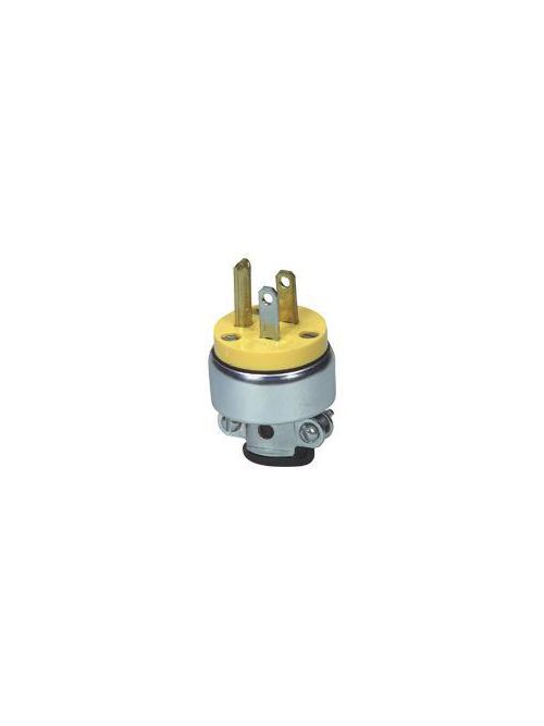 Eaton Wiring Devices 3809 20 Amp 250 Volt 2-Pole 3-Wire NEMA 6-20P Vinyl Armored Plug Eaton Wiring Devices 3809 20 Amp 250 Volt 2-Pole 3-Wire NEMA 6-20P Vinyl Armored Plug