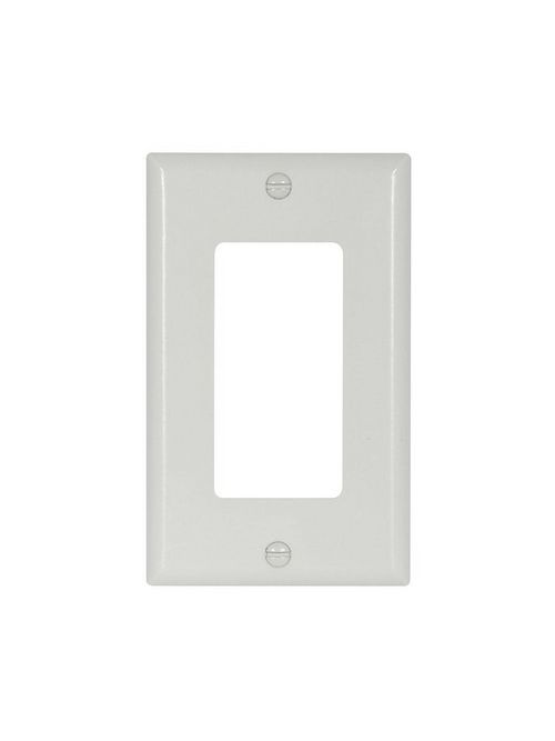Product image for Eaton Wiring Devices 2151W 1-Gang White Thermoset Standard Size Decorator Wallplate
