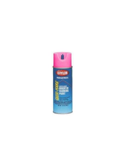 Product image for Krylon S03612 17 oz Pink Fluorescent Industrial Inverted Marking Paint