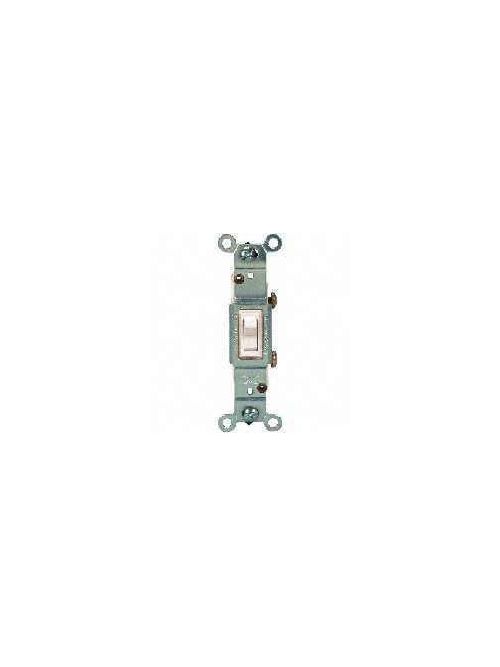 Product image for Eaton Wiring Devices 1301V-BOX 15 Amp 120 VAC 1-Pole Ivory Toggle Switch