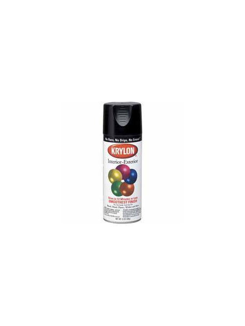 Product image for Krylon K01601 Gloss Interior Exterior Black Paint