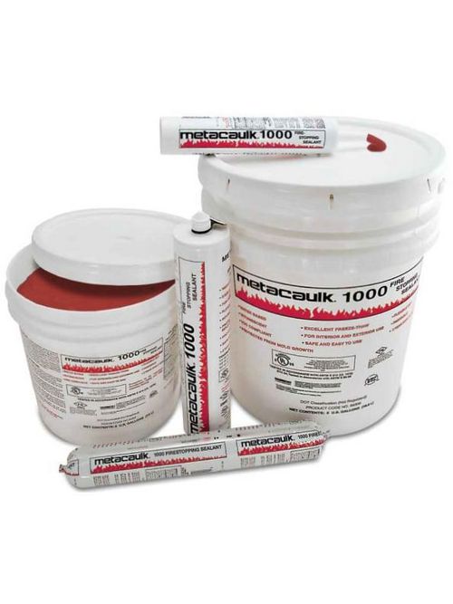 Rectorseal 66309 Metalcaulk 1000 Fire-Rated Sealant / Smoke Seal, 5-Gallon Pail Product image for Rectorseal 66309 Metalcaulk 1000 Fire-Rated Sealant / Smoke Seal, 5-Gallon Pail