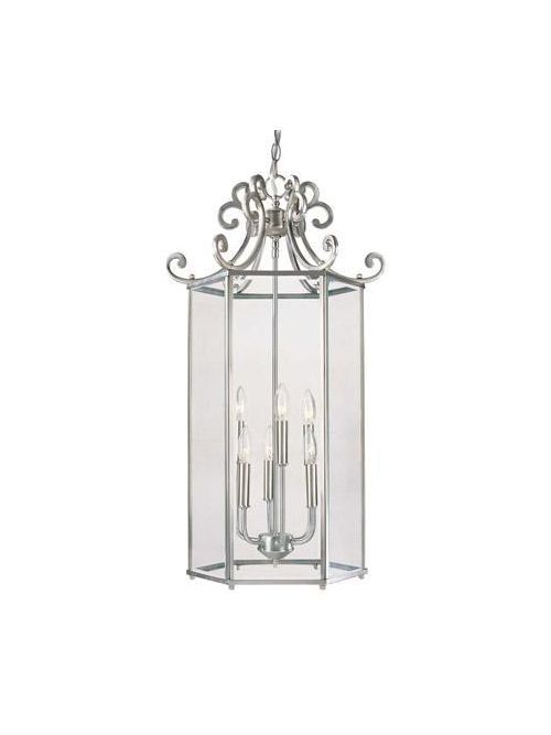 Product image for Savoy House Lighting KP-3-503-6-69 Spirit 6-Light Pewter Foyer Pendant