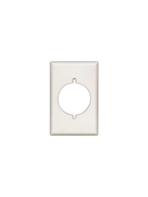 Product image for Eaton Wiring Devices 2068V 1-Gang Ivory Thermoset Medium Power Outlet Wallplate