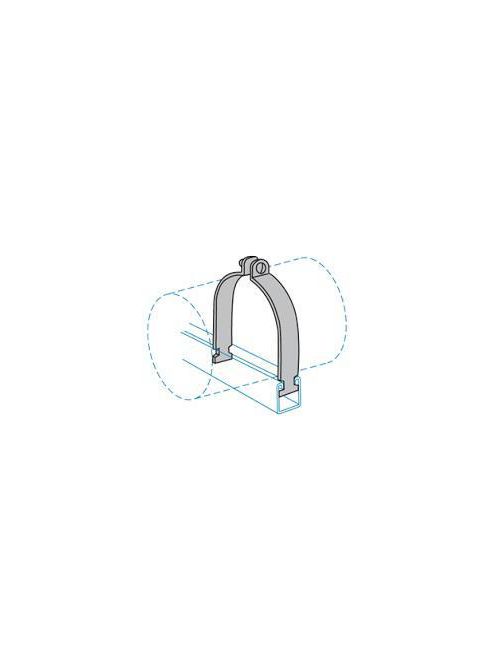 Product image for Haydon Strut Corp C-1102-11/4EG 1-1/4 Inch 14 Gauge Electrogalvanized Steel Rigid Conduit Clamp