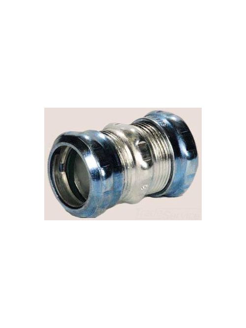 Product image for Steel Electric Products Co. S1018RT 1 Inch Steel Raintight Compression EMT Coupling