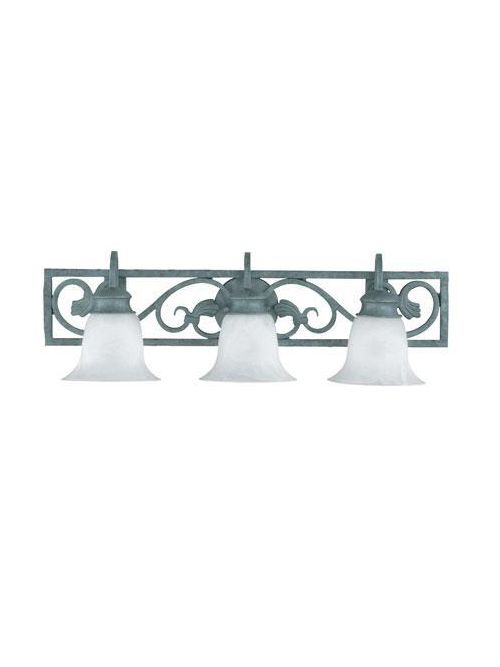 Product image for Savoy House Lighting 1675-3AP Antique Pewter Finish Piedmont 3-Light Vanity Fixture