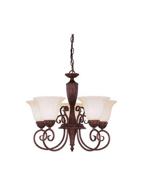 Product image for Savoy House Lighting KP-1-5001-5-40 Liberty 5-Light Walnut Patina Chandelier