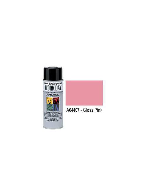 Product image for Krylon A04407 Industrial Oil Base Pink Spray Paint