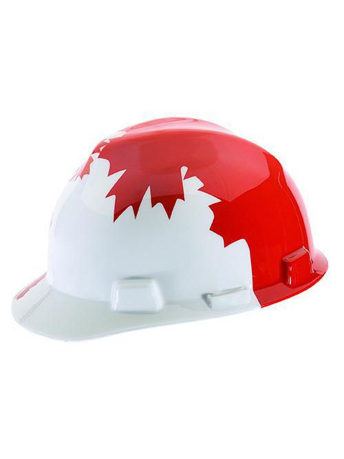 Product image for MSA Safety 10055140 Maple Leaf Hard Hat