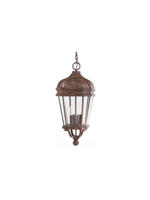 Product image for Harrison 4 Light Hanging Lantern - Vintage Rust