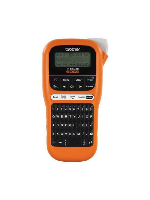 Product image for BROTHER PTE110 INDUSTRIAL HANDHELD LABELER W/ CARRY CASE 1/4IN - 1/2IN