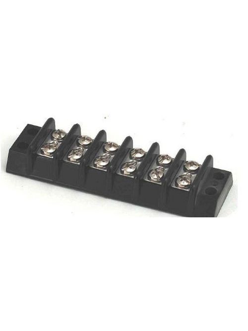 Product image for Marathon Special Products 672GP04 14 to 10 AWG Closed Back Phenolic Double Row Terminal Block