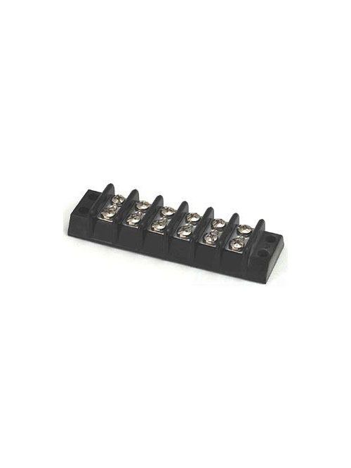 Product image for Marathon Special Products 672GP10 14 to 10 AWG Closed Back Phenolic Double Row Terminal Block