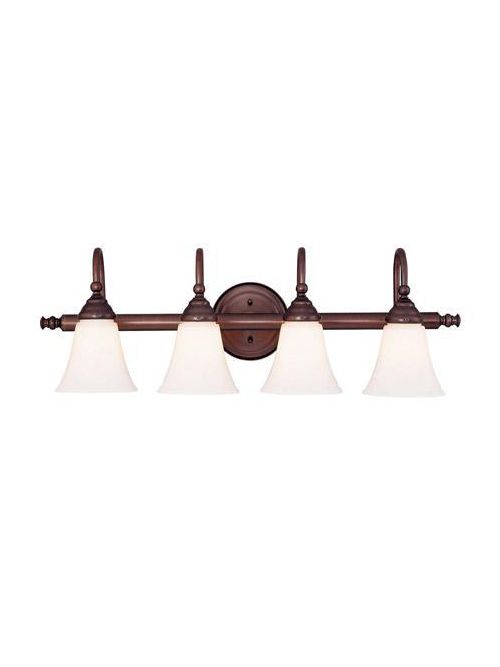 Product image for Savoy House Lighting 1062-4-28 Oiled Burnished Bronze Brunswick Bath 4-Light Vanity Light