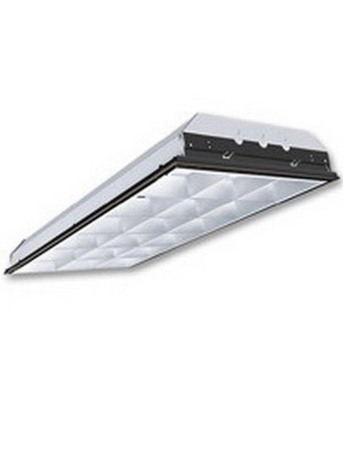 Product image for Thomas Daybrite Lighting 2LP3GS332-36AL-UNV-1/3-EB 2 x 4 Foot 3-Lamp 32 W 120 to 277 Volt T8 Semi Specular Louver