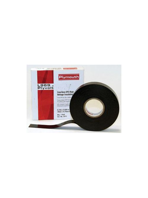 Product image for Plymouth Rubber Company 02212 1 Inch x 30 Foot Weatherproof Insulation Tape