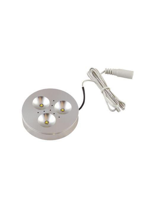 Product image for DIOLED DI-0332-SB TRIANT LED PUCK LIGHT - 12V, 3000K, 82 CRI, BLACK SATIN SATIN FINISH 3000K