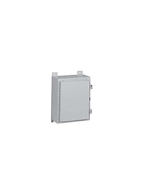 Wiegmann N12242008 20 x 24 x 8 Inch Gray Steel NEMA 12/13 1-Door Metallic Enclosure Wiegmann N12242008 20 x 24 x 8 Inch Gray Steel NEMA 12/13 1-Door Metallic Enclosure
