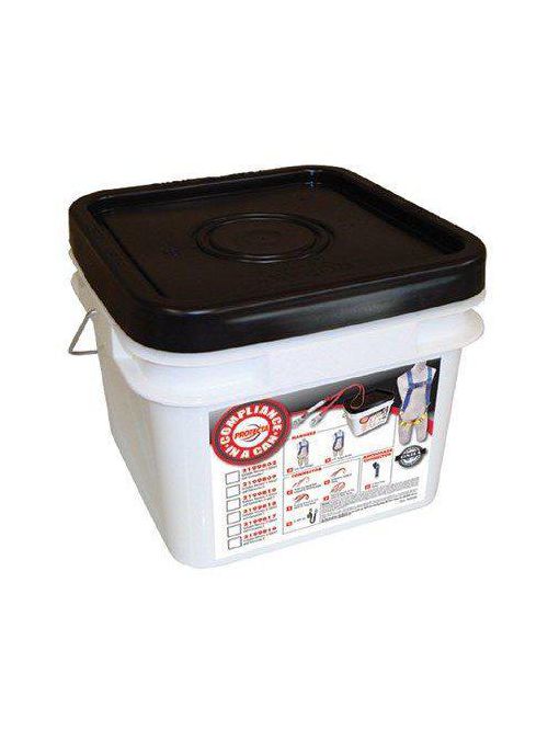 Product image for 3M 2199805 5-Point Harness Single-Leg Shock-Pack Lanyard with 3600 lb. Hooks