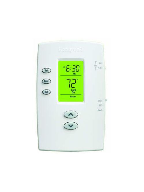 Product image for Honeywell TH2110DV1008 0.02 to 1 Amp 20 to 30 VAC 50 to 99 Degrees F 1-Heat 1-Cool Thermostat