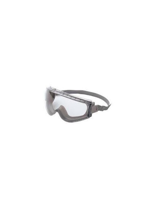 Product image for Uvex Stealth® Indirect Vent, Chemical Splash Impact Goggles w/ Gray Low Profile Frame, Clear Uvextreme® Anti-Fog Lens