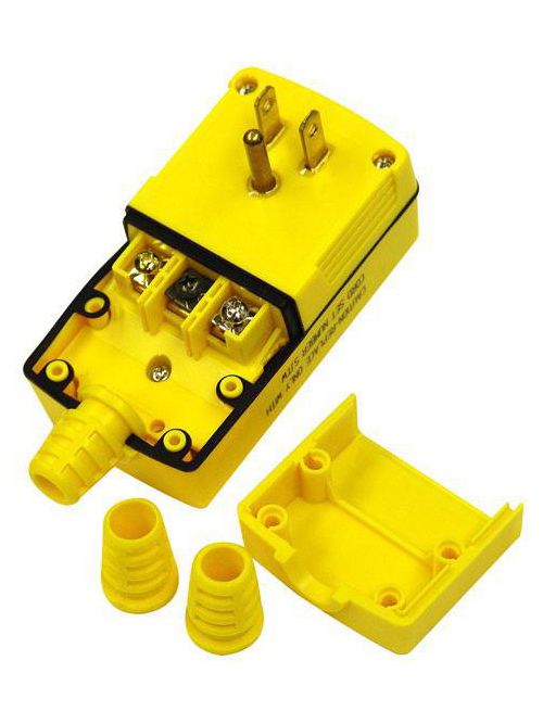 Product image for Ericson Manufacturing Company G901 120 Volt 15 Amp 90 Degrees Manual Ground Fault Circuit Interrupter