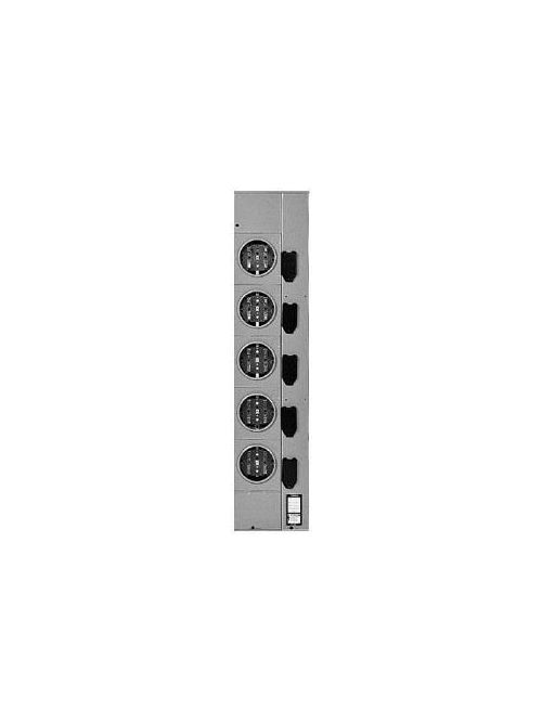 Product image for Siemens WMM5UR 125 Amp 1-Phase 65 kA 3-Wire 5-Position Horn Bypass Ringless Meter Stack