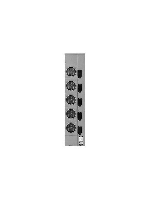 Product image for Siemens WMM54AB2URNJ 200 Amp 3-Phase 100 kA 4-Wire 5-Jaw 5-Position No Bypass Ringless Meter Stack