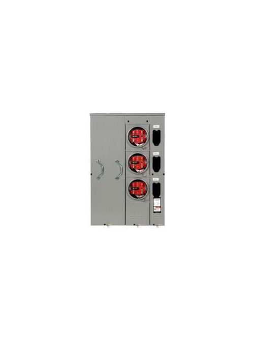 Product image for Siemens SP4312RJL 120/240 VAC 400 Amp 1-Phase 3-Wire NEMA 3R Top/Bottom Feed Direction Meter Center