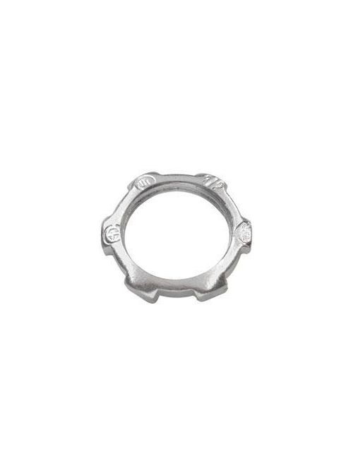 Product image for Eaton Crouse Hinds 20 4 Inch Malleable Iron Rigid Conduit Locknut