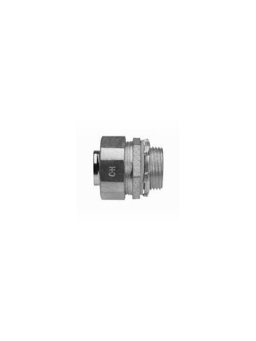 Crouse-Hinds Series LTB100G 1 Inch Malleable Iron Insulated Straight Liquidtight Conduit Connector Crouse-Hinds Series LTB100G 1 Inch Malleable Iron Insulated Straight Liquidtight Conduit Connector