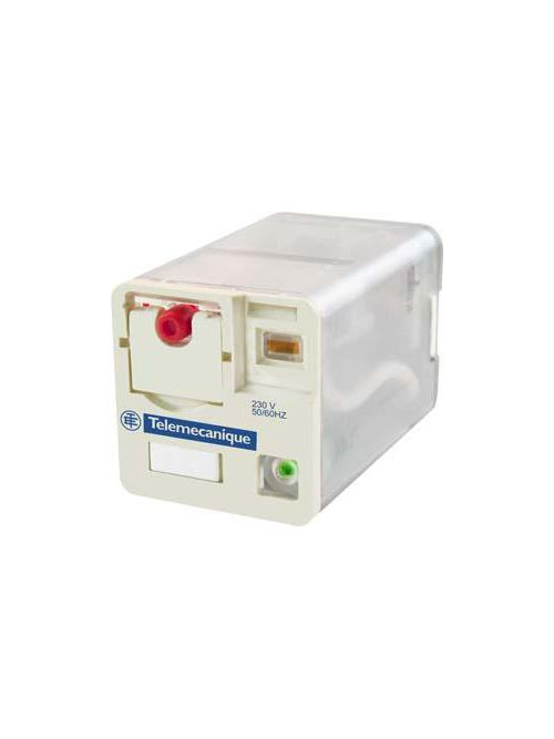 Product image for Square D RUMF2AB1B7 24 VAC 10 Amp DPDT AC Operated Universal Plug-In Relay