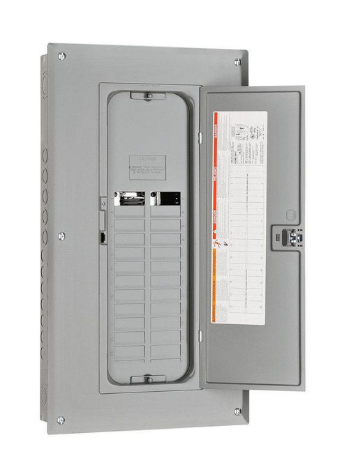Product image for Square D HOM1624L125C 120/240 VAC 125 Amp 1-Phase 16-Space 24-Circuit NEMA 1 Load Center
