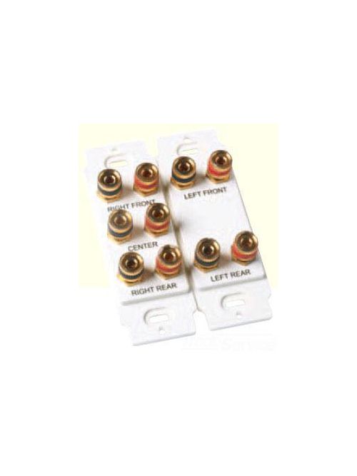 Product image for Pass & Seymour F7661-IV 2-Gang Ivory Home Theater Decorator Tap