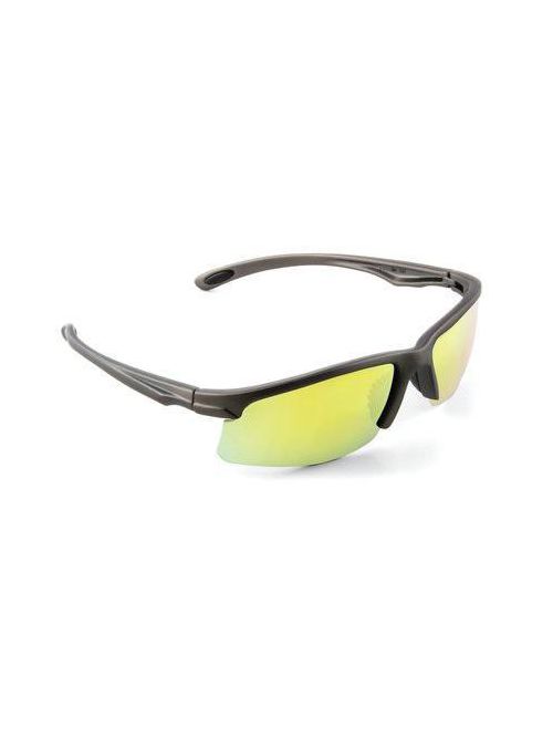 Product image for 3M SS1330AS-G Gray Frame, Yellow Mirror, Anti-Scratch Lens, Safety Sunwear (10/case)