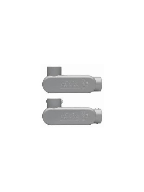 Crouse-Hinds Series LR45 1-1/4 Inch Die-Cast Aluminum Type LR Rigid/IMC Conduit Body Crouse-Hinds Series LR45 1-1/4 Inch Die-Cast Aluminum Type LR Rigid/IMC Conduit Body