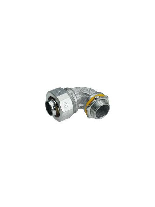 Crouse-Hinds Series LTB12590 1-1/4 Inch Malleable Iron Insulated 90 Degrees Liquidtight Conduit Connector Crouse-Hinds Series LTB12590 1-1/4 Inch Malleable Iron Insulated 90 Degrees Liquidtight Conduit Connector