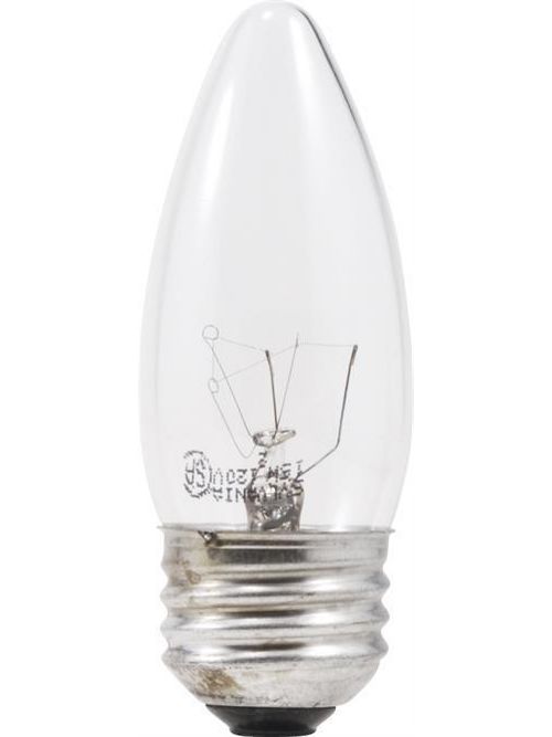 Product image for Sylvania Ecologic 13721 120 Volt 60 W 100 CRI 600 lm Clear E26 Medium Base B10 Blunt Tip Incandescent Lamp