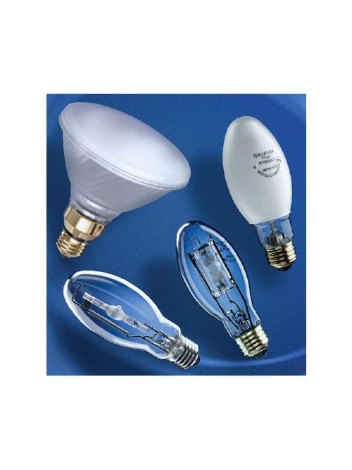 Product image for Sylvania Metalarc 64433 100 W 82 CRI 4000 K 7700 lm Coated E17/E26 Medium Base Pulse Start Universal Metal Halide Lamp