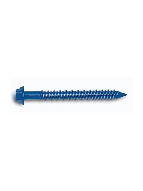 Product image for DeWalt / Powers J2720SD 1/4 x 1-1/4" Blue Hex Washer Head Concrete Screw